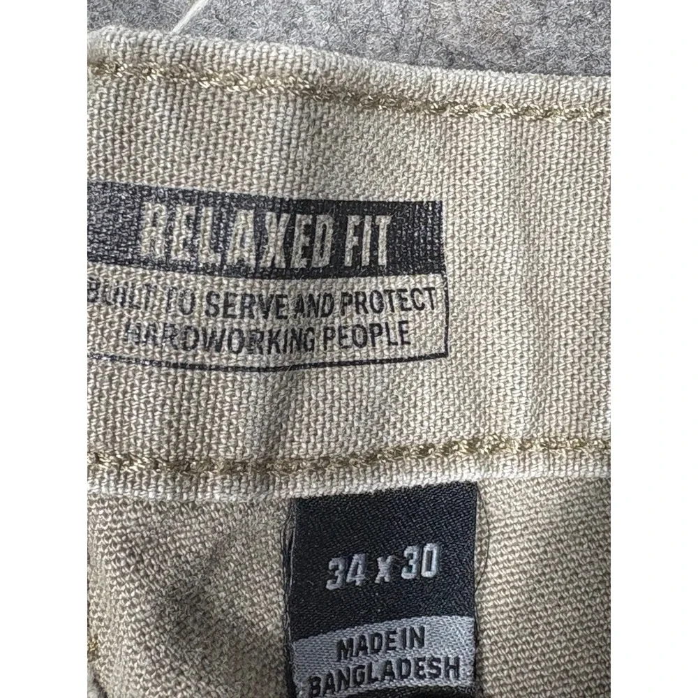 Carhartt Rugged Flex Relaxed Fit Duck Utility Work Pants Tan BN3279-M 34x30